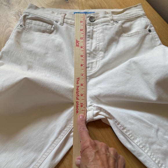 J MCLAUGHLIN WIDE LEG HI RISE JEANS NORMCORE MINIMALIST PREPPY CASUAL CLASSIC 2 - Picture 7 of 12